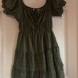 Brand New Olive Short Dress Size M Juniors 