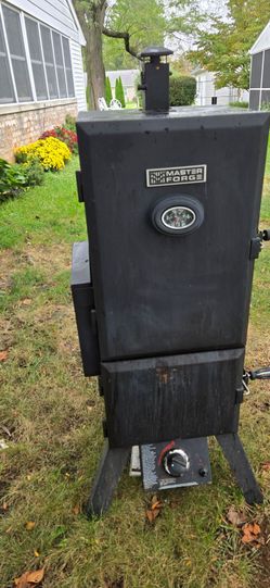 Smoker oven gas fired
