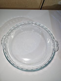 Pyrex Clear Glass Pie Dish