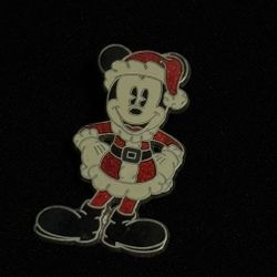 Mickey Mouse Santa Holiday Pin