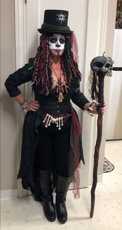 Voodoo Witch Doctor Halloween Costume Set