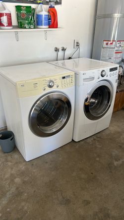 LG washer and dryer