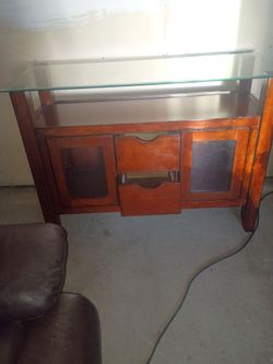 beautiful wood cabinet