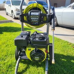 RYOBI GAS 2900 PSI PRESSURE WHASHER USED GOOD CONDITION 