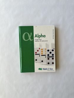 Math U See Alpha Instruction Manual 