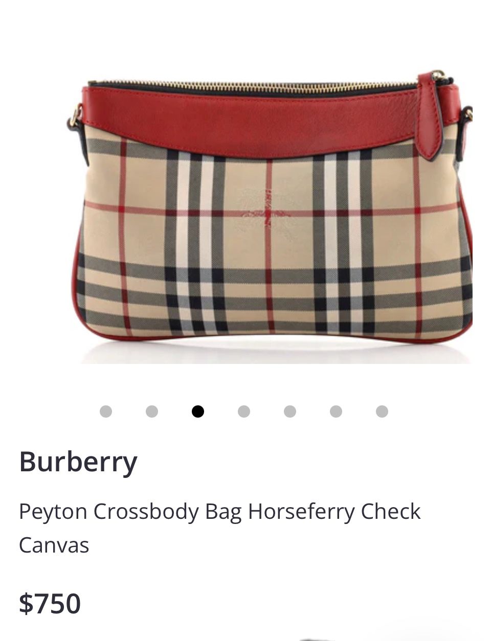 Burberry Peyton Crossbody Bag 