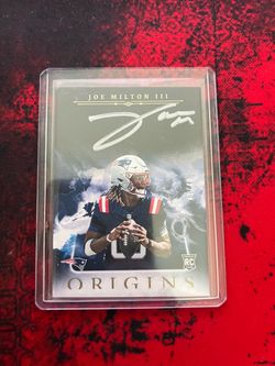 Joe Milton III Panini Origins Rookie Auto /49