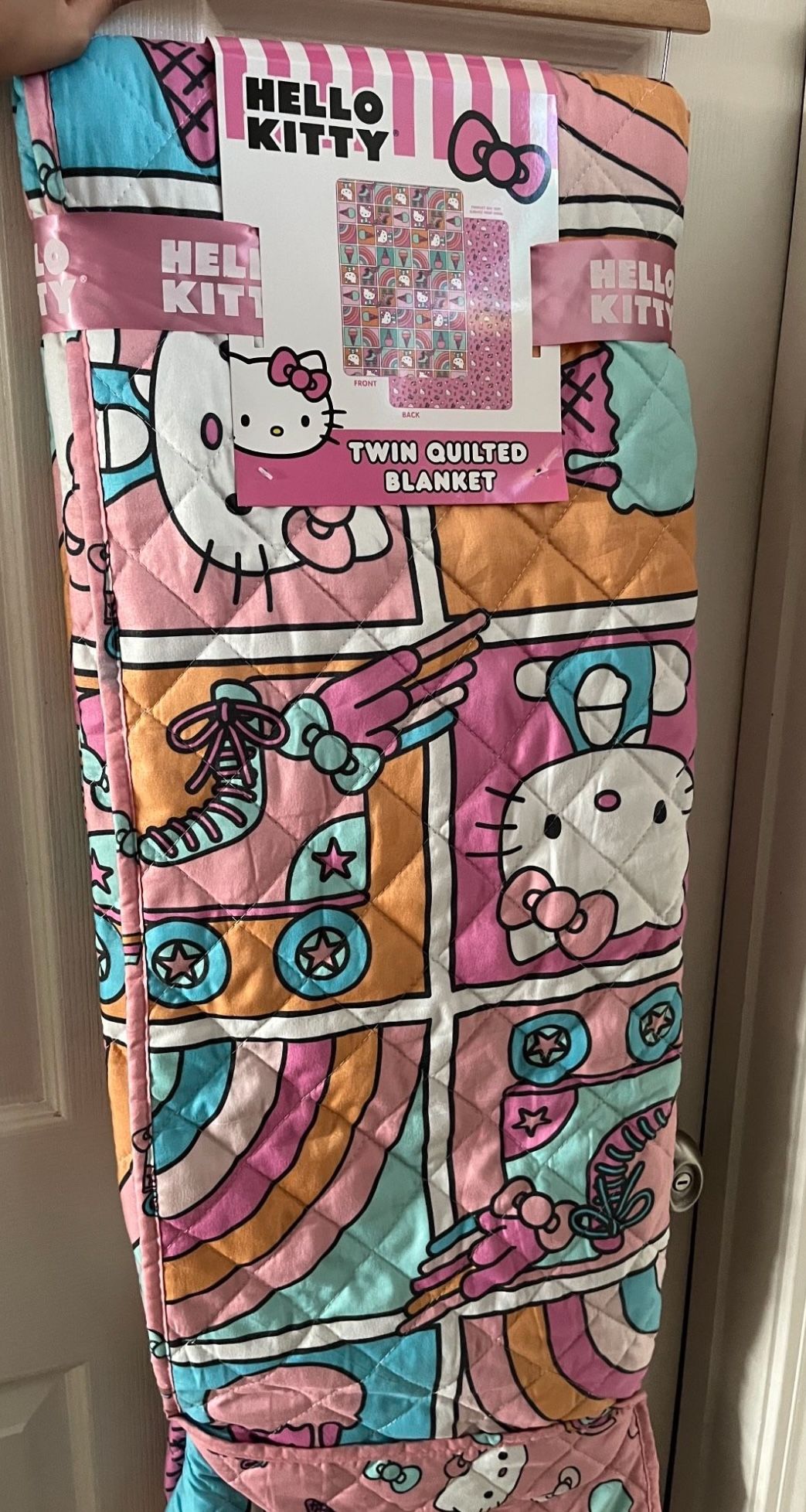 Hello Kitty Quilted Blanket