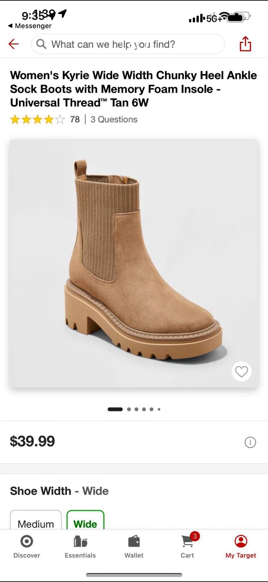 Brand New Brown Boot With Tag And Box Size 6