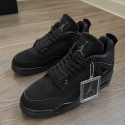 Air Jordan retro 4 black cat sizes 7, 8.5, and 9.5