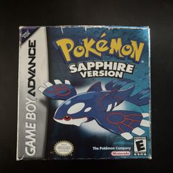 Pokemon Sapphire GBA 