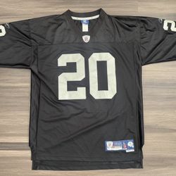 Reebok On Field Oakland Raiders Darren McFadden #20 Stitched Jersey Black Sz L