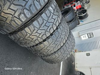 4 used tires Lt37x13 .50r22 Toyo RT Open Country $420.00