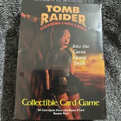 Tomb Raider Into the Caves Quest Deck Collectible Card Game CCG TCG Starter Deck