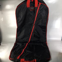 Benson & Hedge’s Garment Bag NEW Vintage Black & Red 47" x 22" Zipped