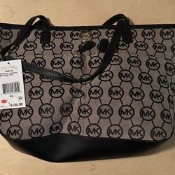 Michael Kors Kempton Black Nylon Tote Bag