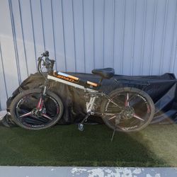 ZPAO Electric Foldable Bike – 30km/h, Integrated Battery