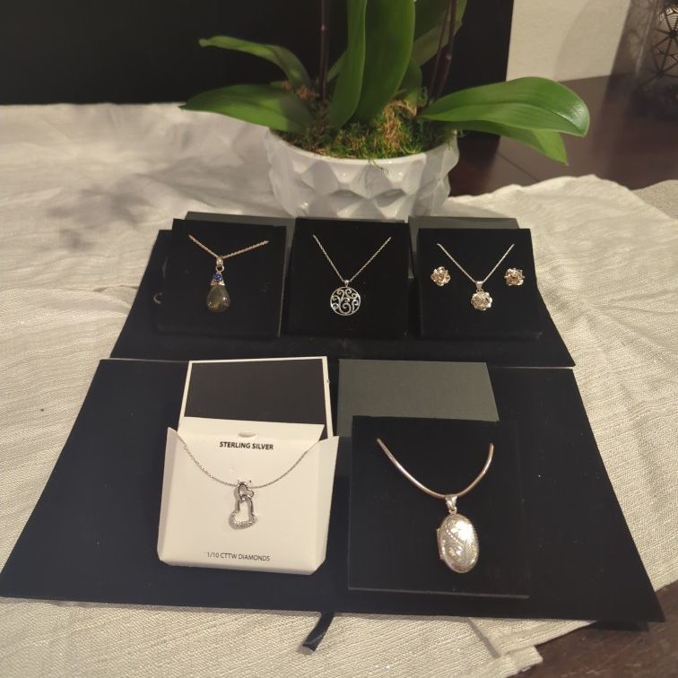 Sale!!! Stunning Beautiful Pieces In Sterling Silver $45 Each