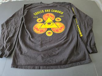 RARE Coheed and Cambria Long Sleeve T-Shirt Dragonfly All Seeing Eye Merch Band Tee