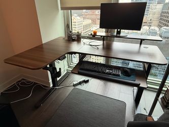 L-Shaped Standing Desk (60% off)
