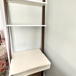 West Elm Ladder Desk and Bookshelf