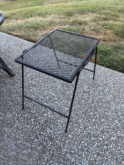 Metal Outdoor Side Table