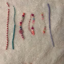 Phone Keychains And Bag Keychains Made By My 9 Year Old Daughter 