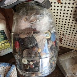 Jar Of Old Buttons