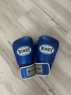WINDY Metallic Blue 14oz Gloves
