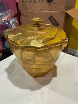Gold Decorative ice  Box