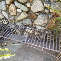 Rod Iron Bench Solid