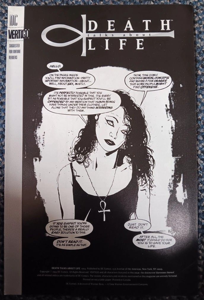 "Death" Comics #1-3. 1st Pr. Mint/nm