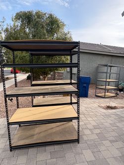 Metal shelves for sale $100 for all