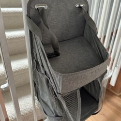 Gray Changing Table Diaper yHanging  Organizer 18.5" x 10.5" x 8"