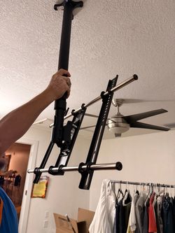 Ceiling Mount TV Bracket with Pole