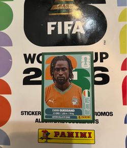 Evan Guessand Green border Panini Fifa World Cup sticker