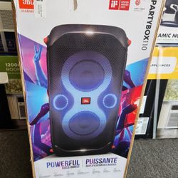 Jbl Partybox 110 Speaker. Portable 160w