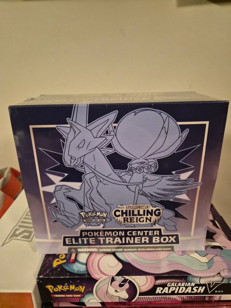 Sealed Pokemon Chilling Reign Pokemon Center Exclusive ETB