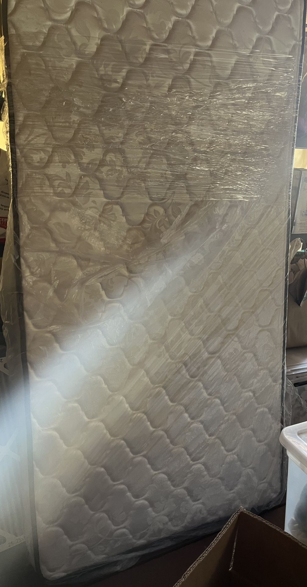 Twin Mattress Used Few Nights With Topper