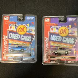 Autoworld HO Scale Two 69 El Camino Slot Cars for Sale in Clearwater FL OfferUp