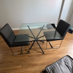 Modern Dinner Reinforced Glass Table