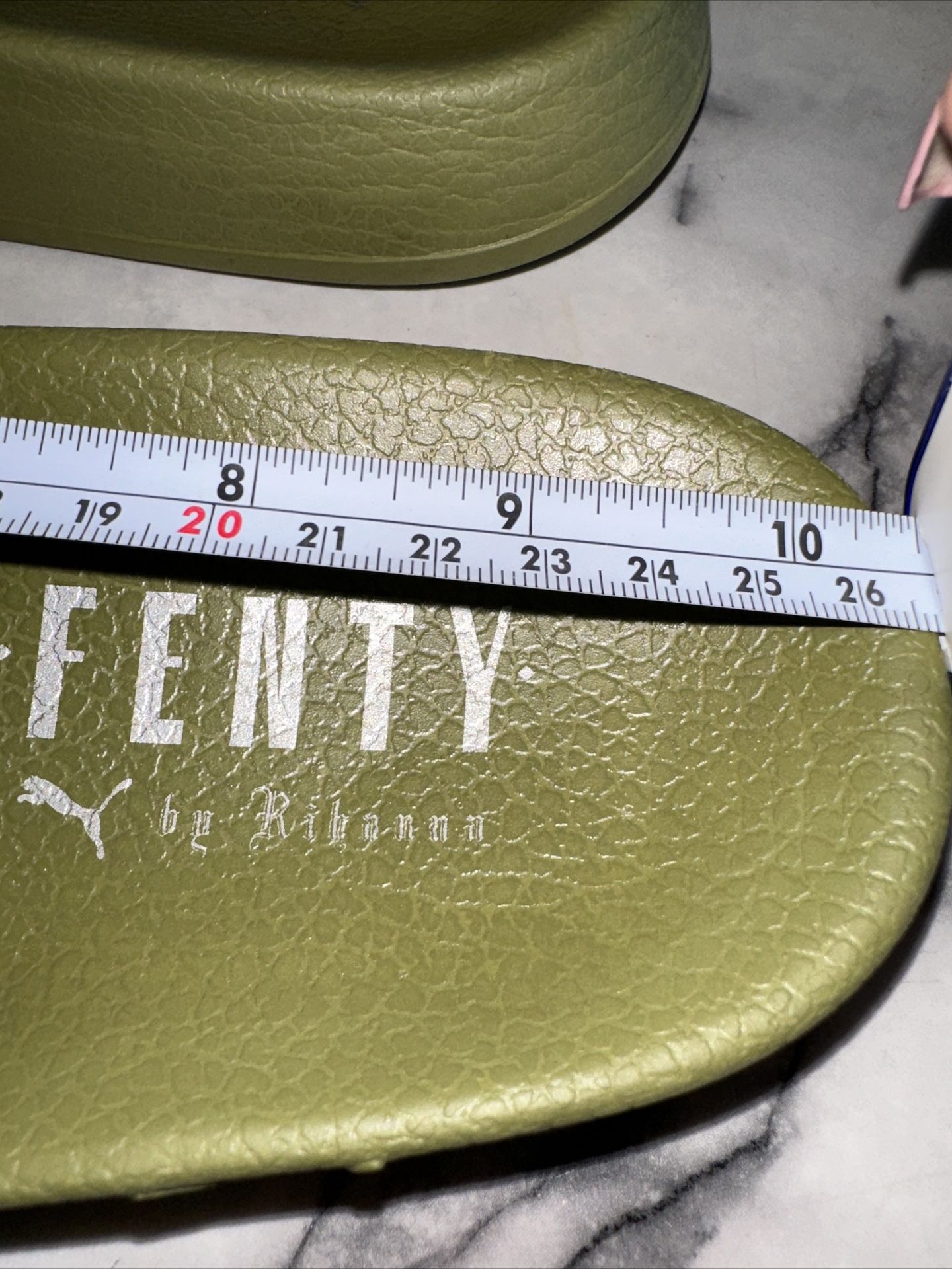 2017 Fenty Puma Olive Bow Slide Rihanna uk5 us7 8 Slides Sandals Shoes