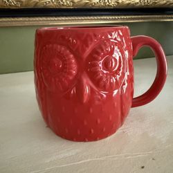 Big Red Owl Mug