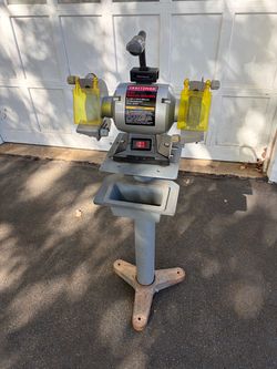 Craftsman 1/3 HP 6-Inch Bench Grinder with Stand