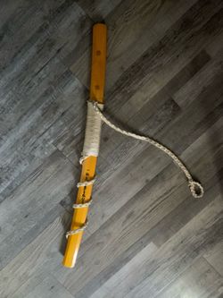 Japanese-Style Short Sword with Wooden Sheath