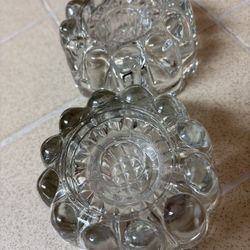 Vintage 1983 Princess House Crystal 3-Way Candle Holder