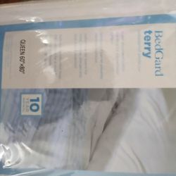 BedGard terry waterproof protector. QUEEN sized..... CHECK OUT MY PAGE FOR MORE ITEMS