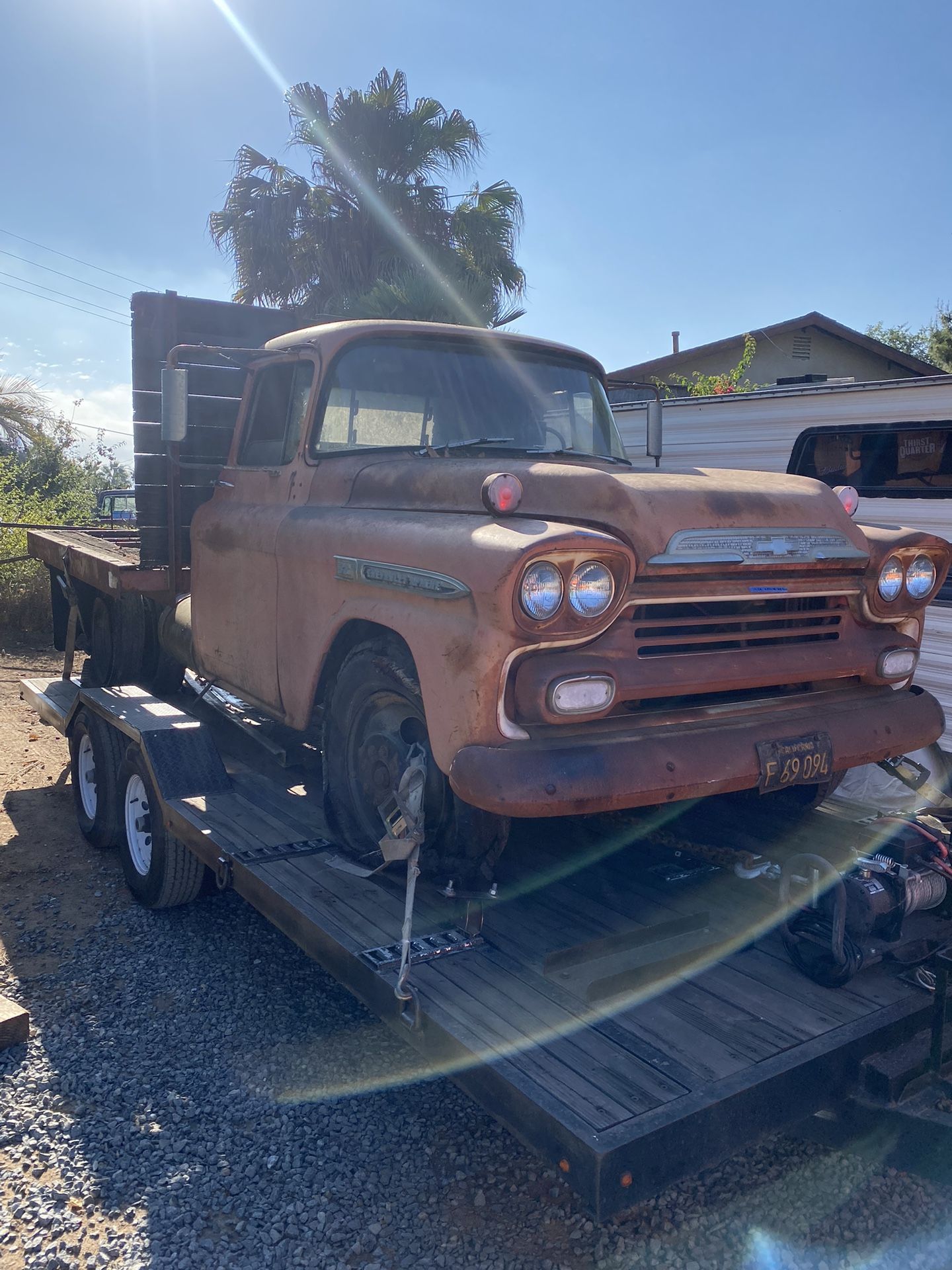 1959 Chevy Truck Apache barn find