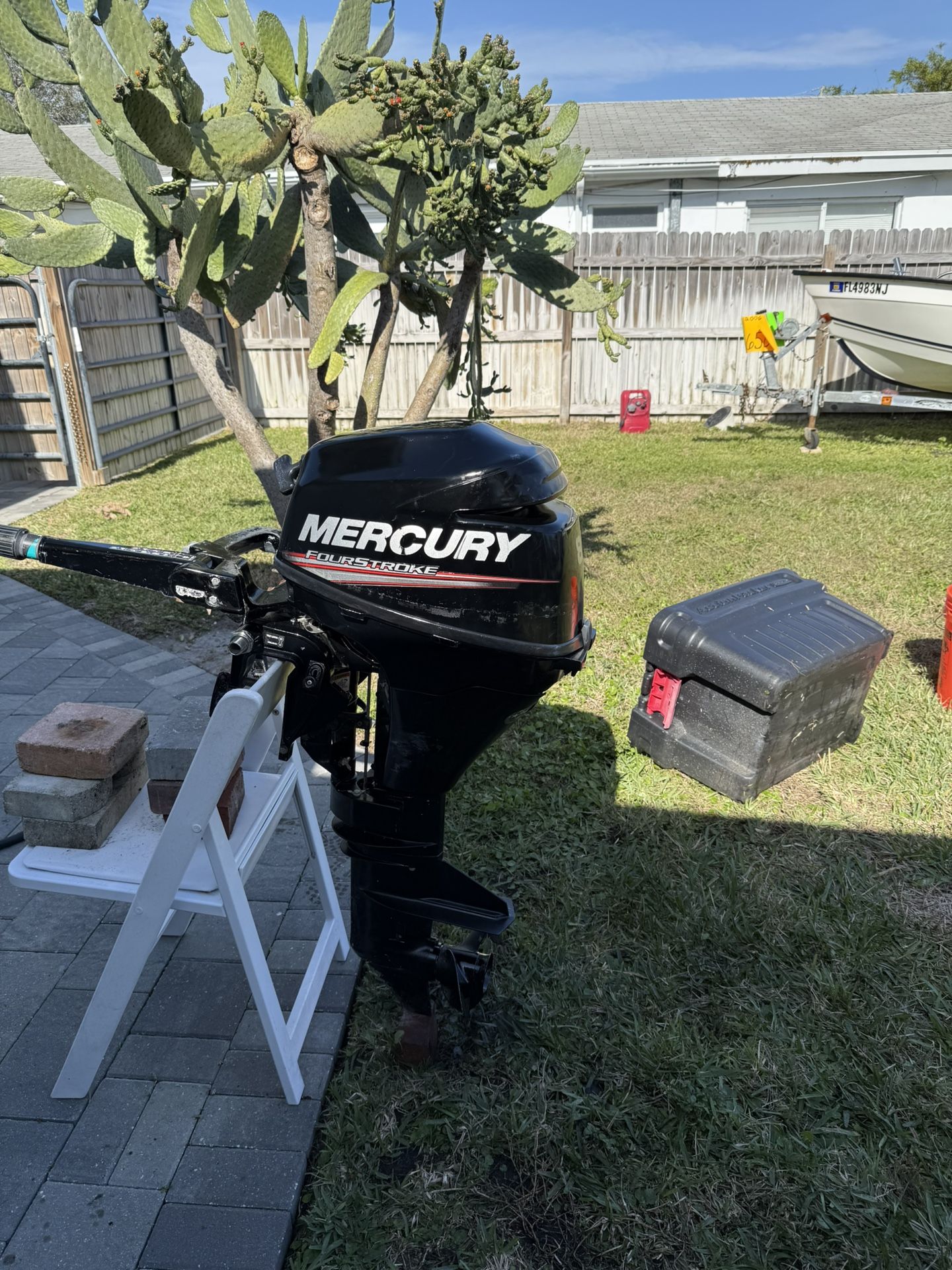 10 Foot Rib Craft With Four Stroke Mercury Runs Great