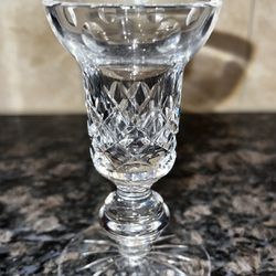 Waterford Crystal Single Candleholder..4 Inches..new